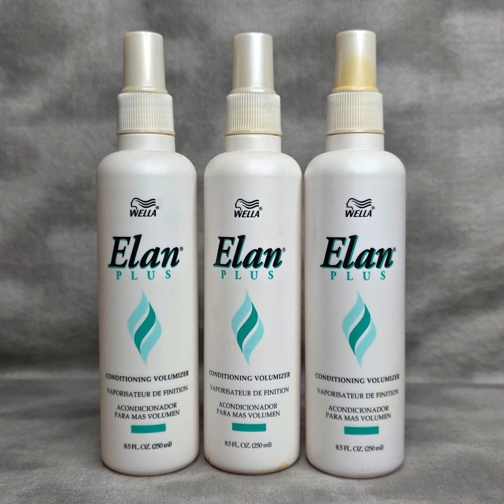(X3) Wella Elan Plus CONDITIONING VOLUMIZER Pump Spray 8.5 fl oz Discontinued